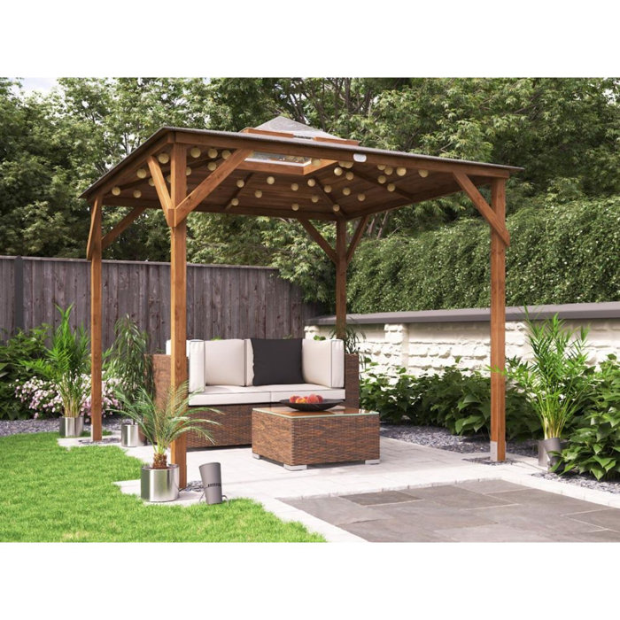 Dunster House 2.5m x 2.5m Patio Gazebo Wayfair.co.uk